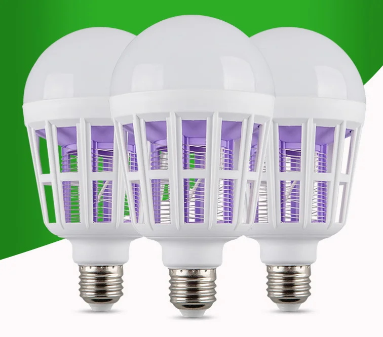 
Bug Zappers Light Bulb 2 in 1 Mosquito Killer Lamp E26/E27 Light Bulb 