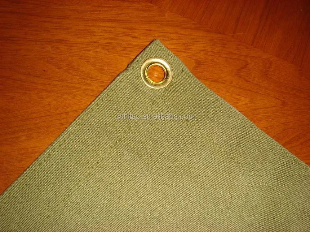 Made To Measure Heavy Duty Army Green Canvas Tarpaulin,18oz Canvas Tarp