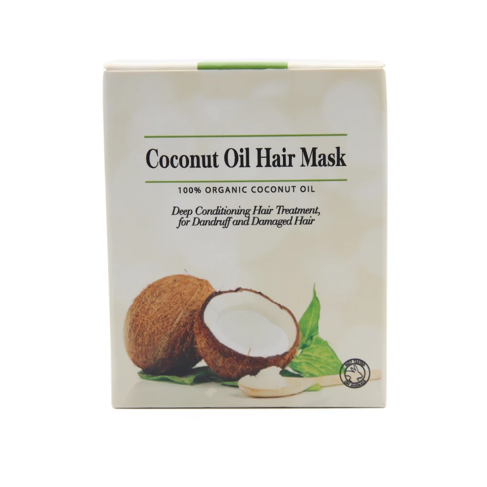 New Private Label Natural Deep Conditioning nourishing Coconut Oil Hair Mask
