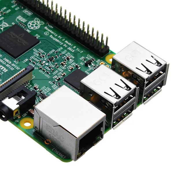 Development Board for Raspberry Pi 3 Model B ARM Cortex-A53 CPU 1.2GHz 64-Bit Quad-Core