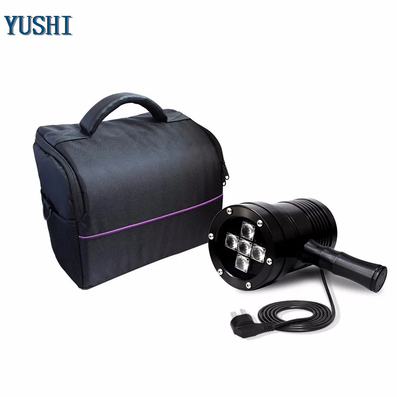 Industrial NDT 365nm LED UV Fluorescent Lamp Rechargeable Flashlight for Nondestructive Testing