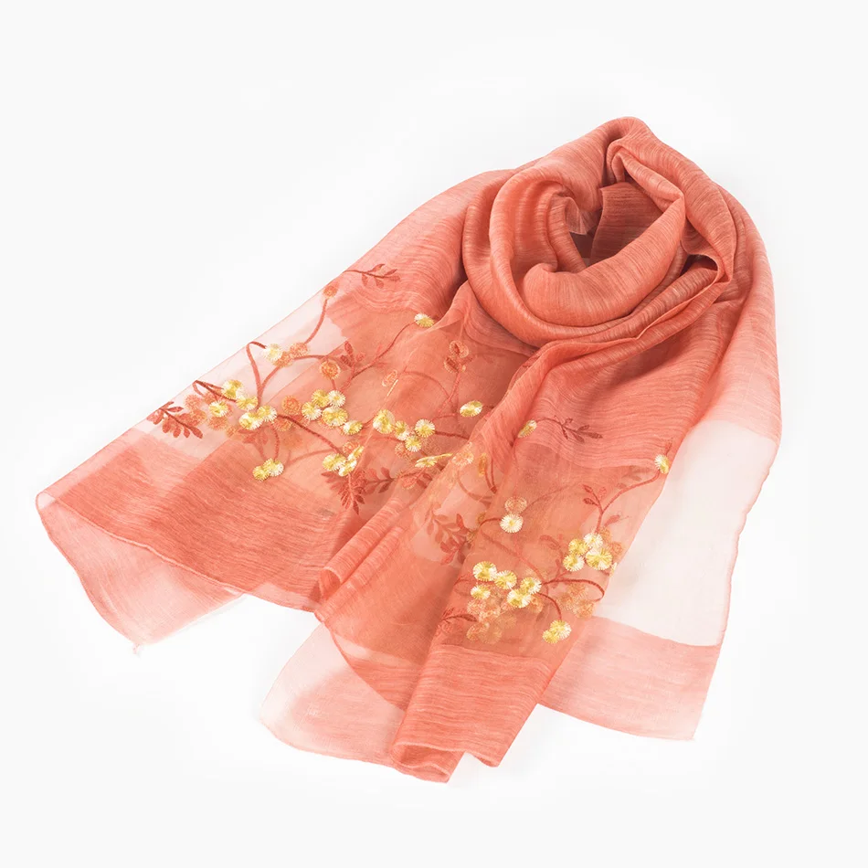Rulan customized soft silk and wool twill scarf women hijab