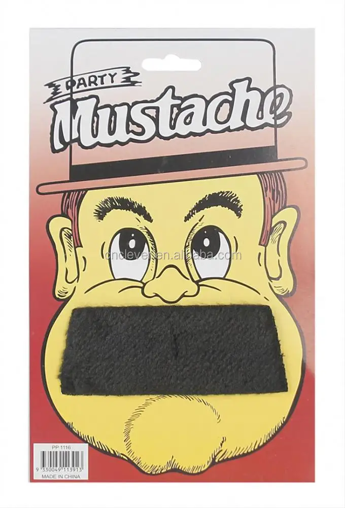 Newest selling party decoration mustache false bread custom design mustache halloween mustache on sale