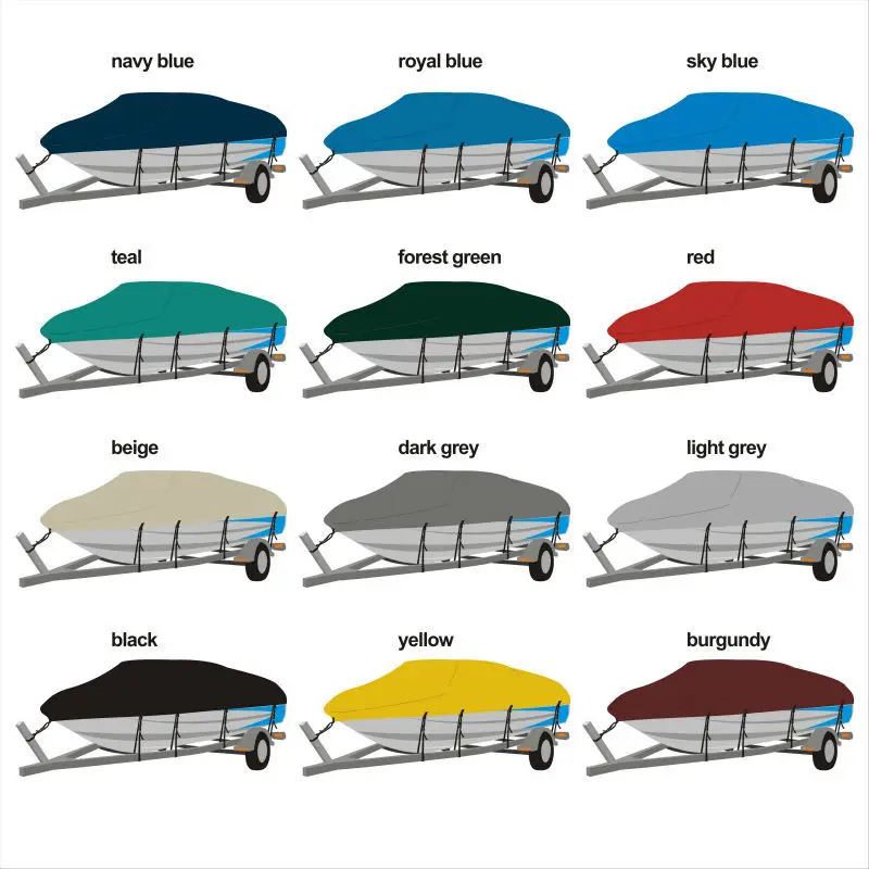 
NHCX Waterproof Canvas RIB Boat Cover 