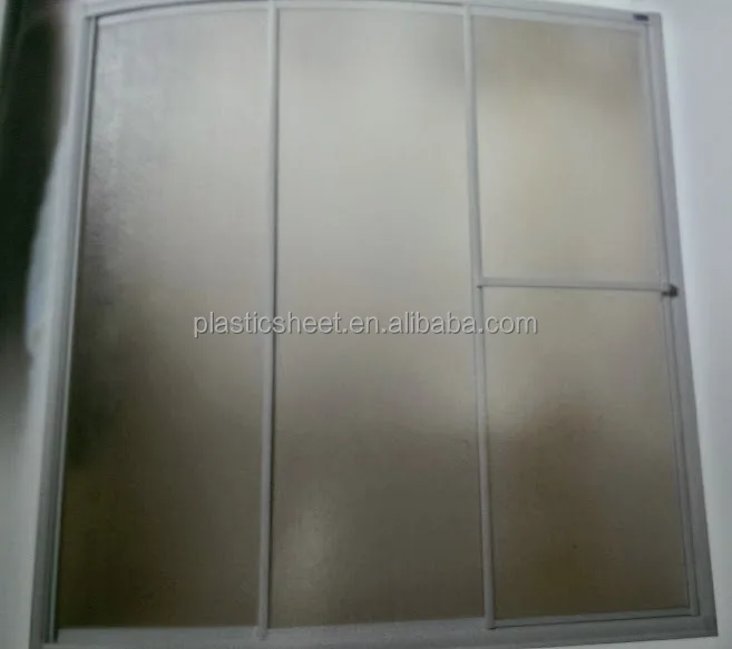 Пластиковый стеклянный лист с узором для ванной комнаты