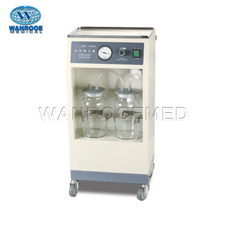 LX840D High Quality Medical Gynecology Abortion Mobile Aspirator Suction Machine Suction Unit