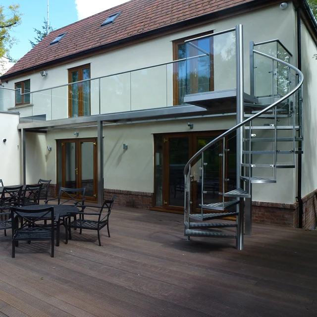 Outdoor Used Spiral Staircase Price/Modern Prefabricated Spiral Stair