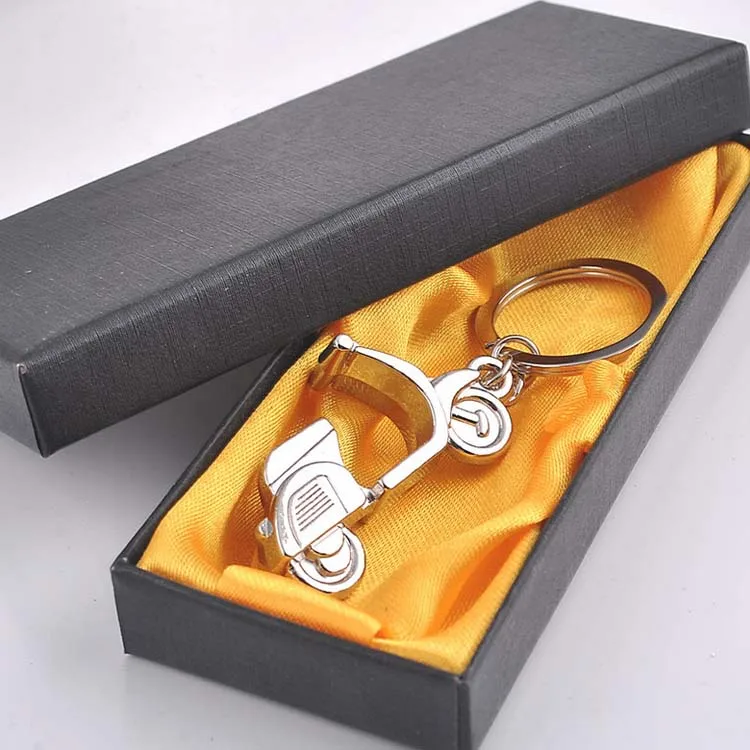 Custom promotion metal electric motorcycle key chain