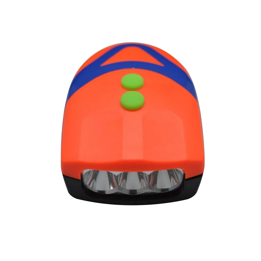 Bell Bike Light Waterproof 3 LED Luz de bicicleta Cycling Headlight Electronic Horn 80 db Cycle front lamp speaker bicycle light