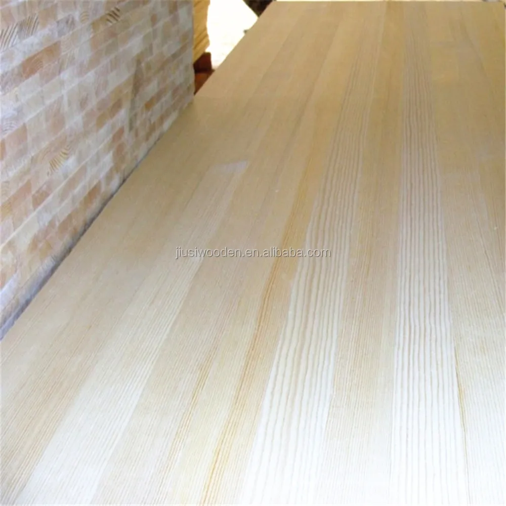 AA Grade Pine Finger Joint Laminated Board/wooden Panel /lumber From China JiuSi factory