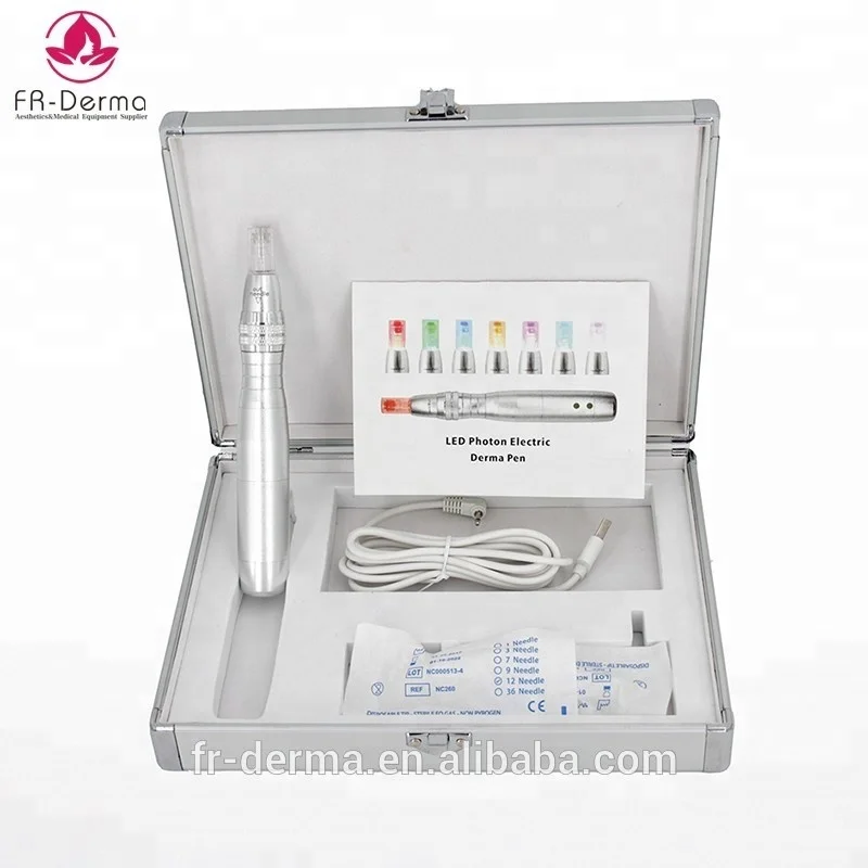 FR Заводская распродажа микроиглы Дерма 7 видов цветов светодиодное лечение фотонами кожный ручка
