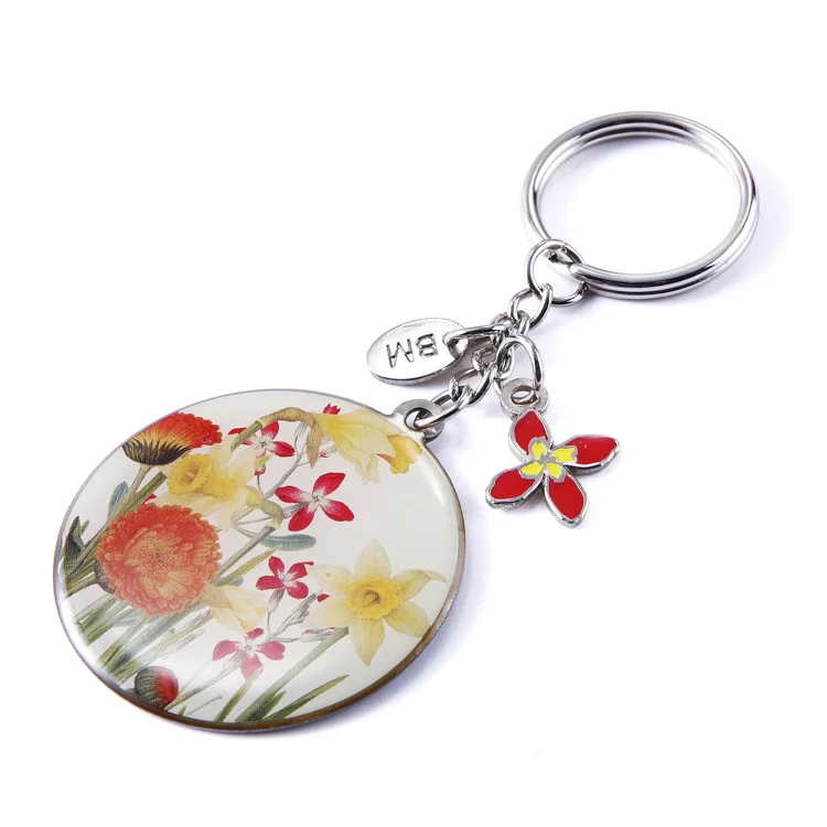 Customized branding cheap metal custom lucky cat keychain