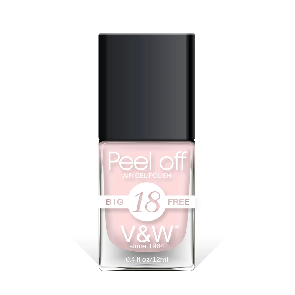 
V&W OEM ODM Service Peel Off Nail Polish Water Based Air Dry Gel Polish Private Label 
