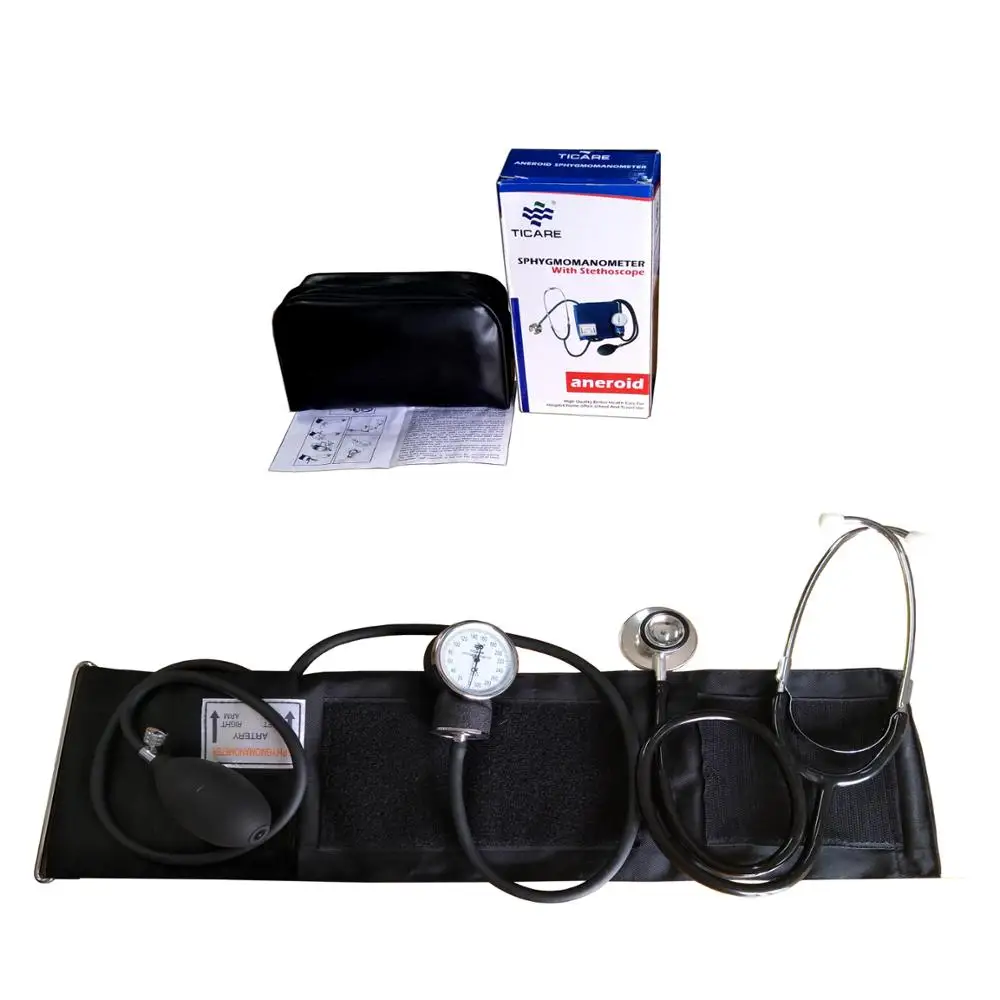 Best Quality Aneroid Sphygmomanometer With Separate Single Head Stethoscope