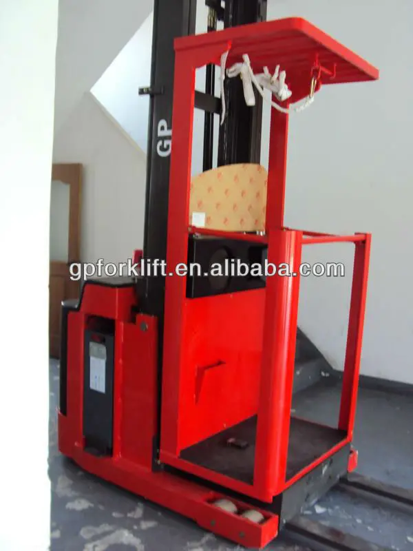 Low Price Manual Moving Order Picker Truck full electric order picker in forklifts for Sale