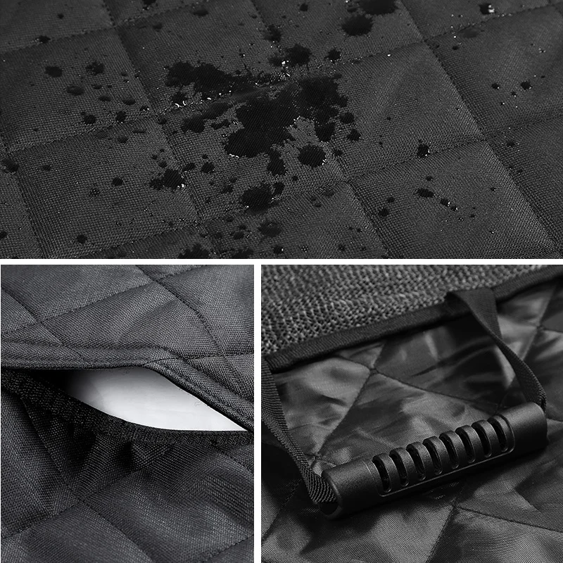 Waterproof Pet Dog Hammock Dog Car Seat Cover Mat Durable Anti-Scratch Pet Dog Car Seat Cover With Side Flaps