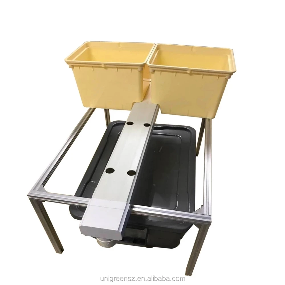 Standard Size 11 Liter Hydroponic Growing Dutch Buckets Square Planting Barrel For Tomato