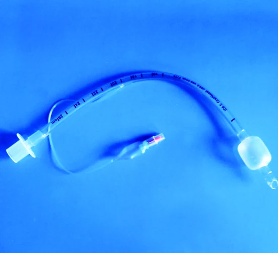 Disposable PVC/Silicone Endo tracheal Tube for medical use