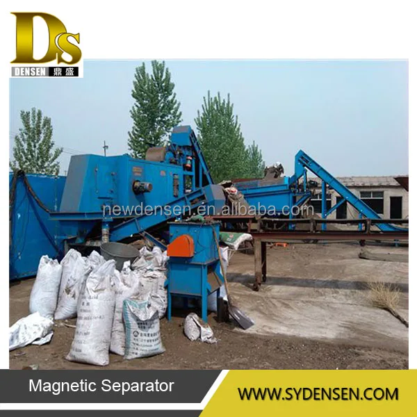 Eddy current separator for scrap steel for separating copper and aluminum, nonferrous metal separation machine