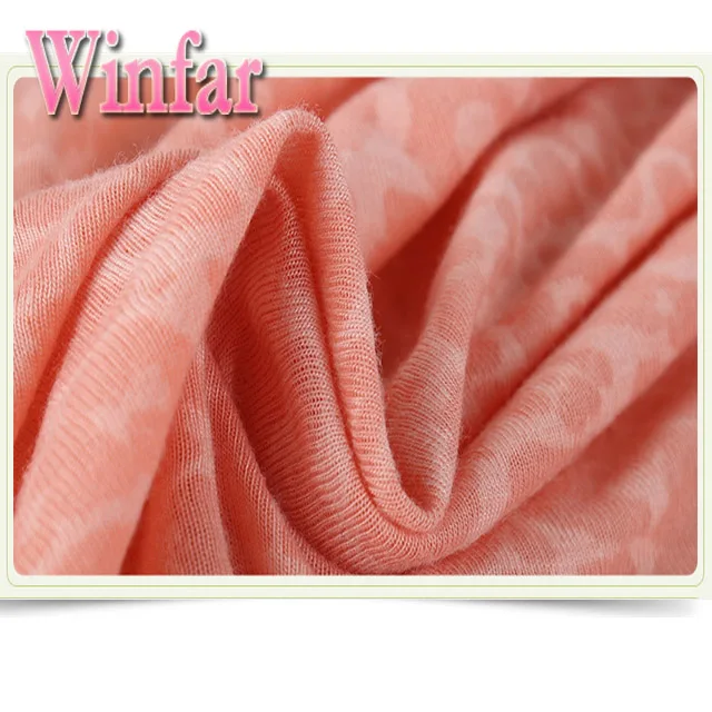 Winfar текстиль супер мягкий выгорающий материал трикотаж хлопок/полиэфирная ткань CVC 60/40