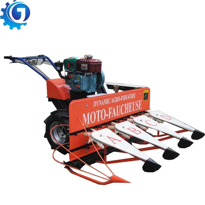 Mini green bean harvester small wheat harvester forage harvester for sale reaper