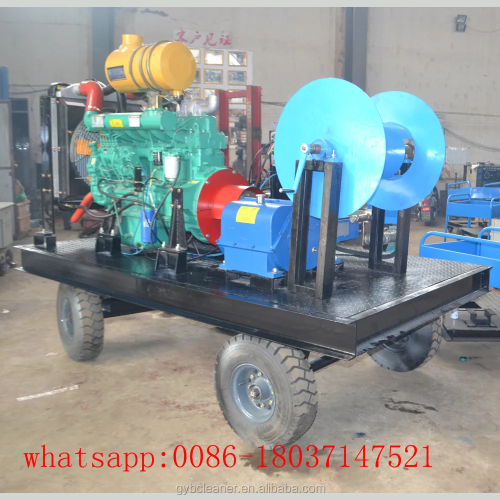 Factory Price 15kw Electric High Pressure Cleaner Sewer Drain Cleaning Machine
