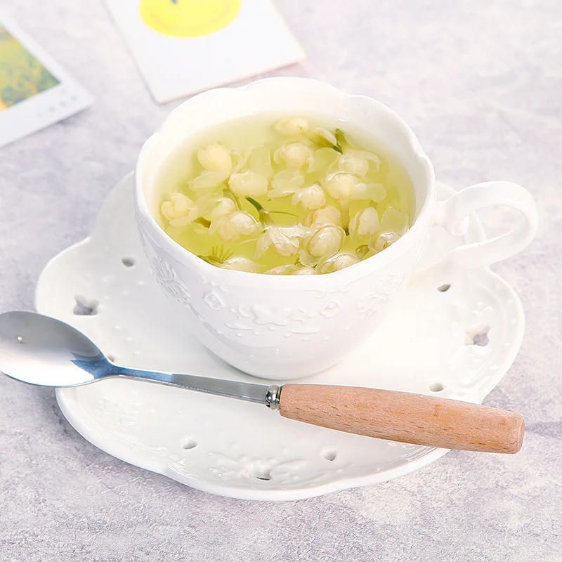 Chinese herbal flower buds white jasmine loose tea