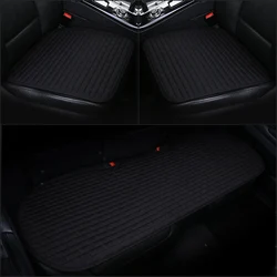 Colorful Four Season Car Seat Cushion Three-piece Set Without Backrest