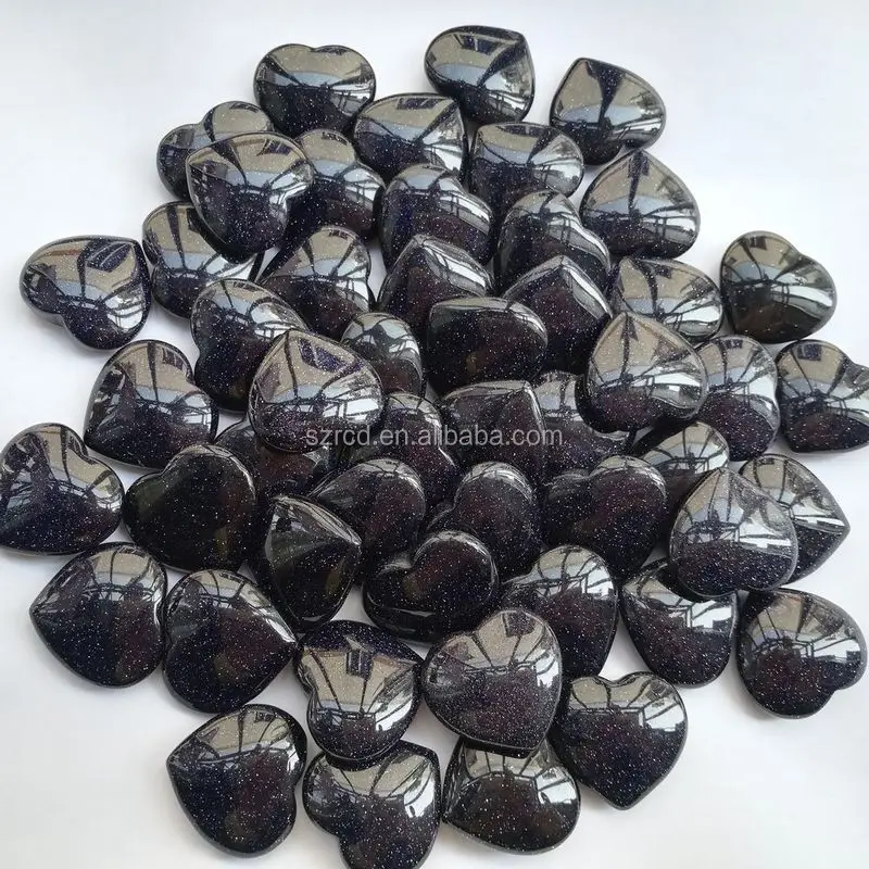 gemstone natural stone carved heart green aventurine heart