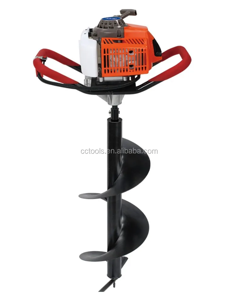 105cc/71cc 52cc 43cc /CE/GS Top seeling earth auger / post hole digger /auger to rque earth drill