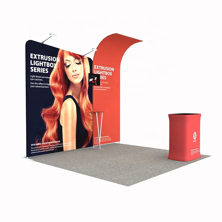 Contracted Simple Installation Standard Aluminium  Portable Exhibition Stand Trade Show Equipment