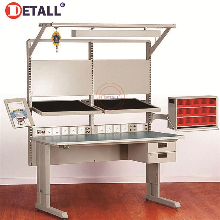 Detall Technician electronics workbench for researching