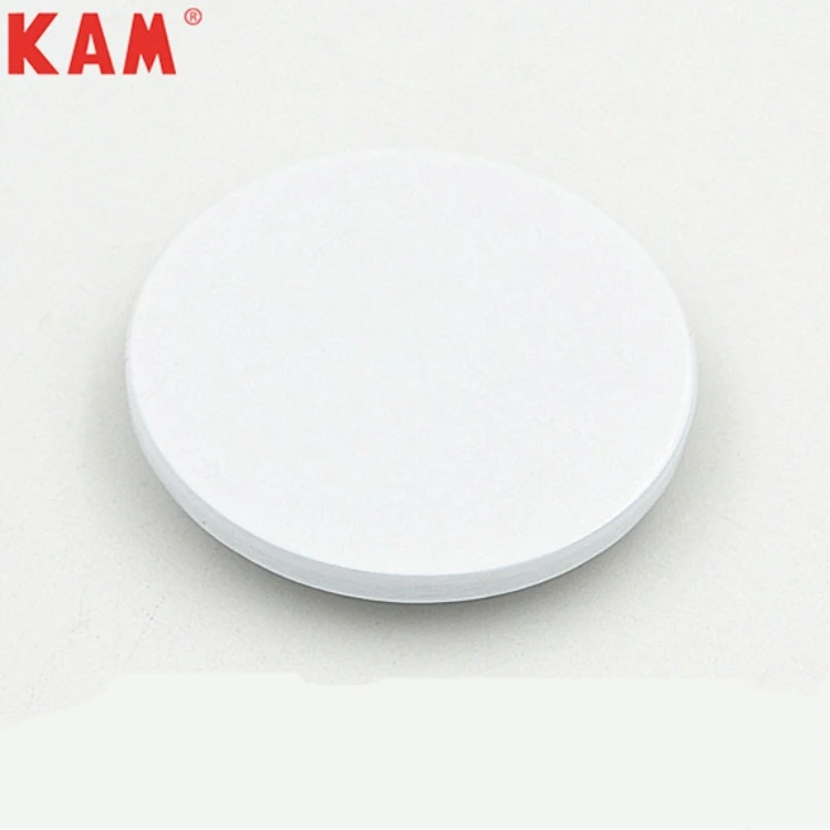 Flat Surface White Color Metal Snap Button