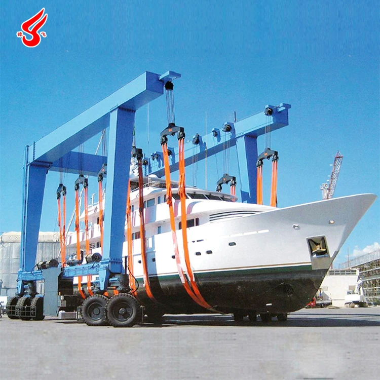 Boat Hoist Marine Travel Lift 10 Ton Gantry Crane