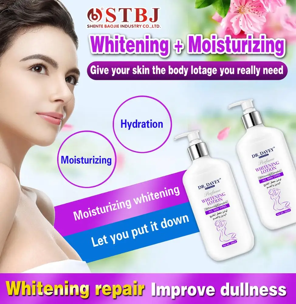 Roushun  new Skin whitening body lotion complex soft skin all types Double rich formula heals dry skin
