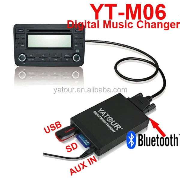 Toyota CD-чейнджер поддержка USB / SD карты Aux