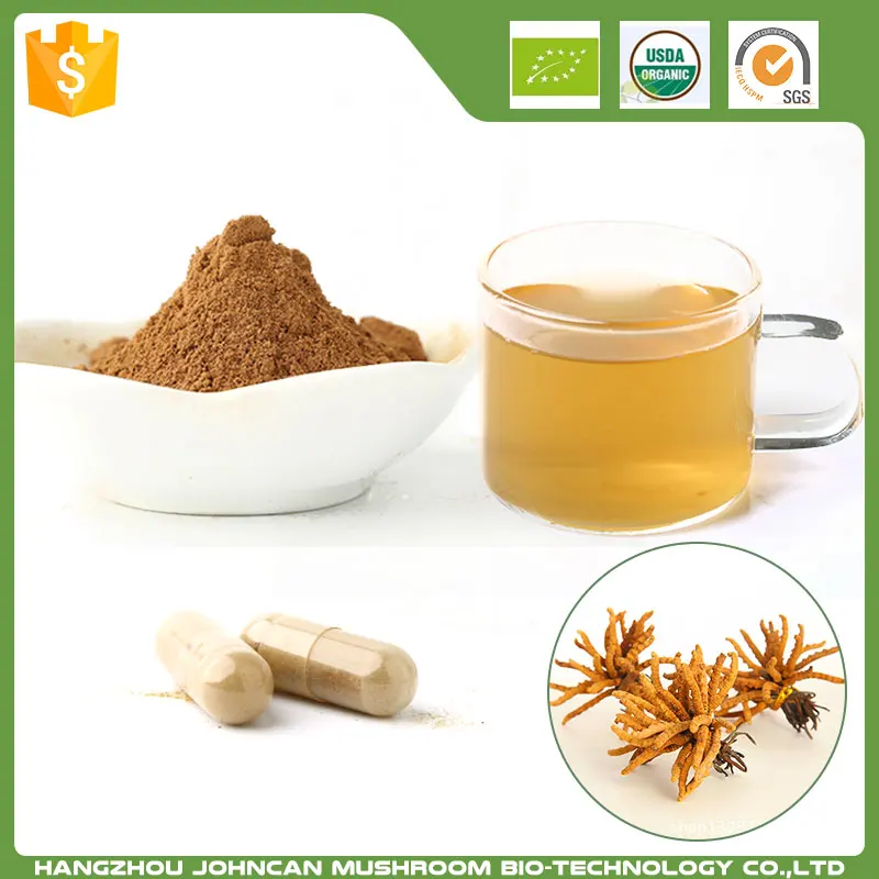 Горячие Продажи Кордицепс sinensis (Yarsagumba) Выписка 30% Полисахарида