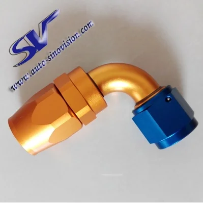 AN4,AN6,AN8,AN10,AN12,AN16,AN20 90 degree SWIVEL HOSE ENDS for oil cooler, turbo charger, braking