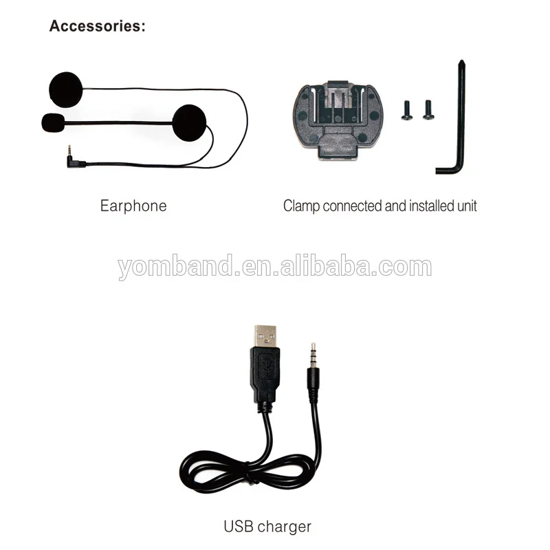 New arrival T9S FM 1200m waterproof BT intercom for helmet motorcycle helmet interphone headset bluetooth intecom