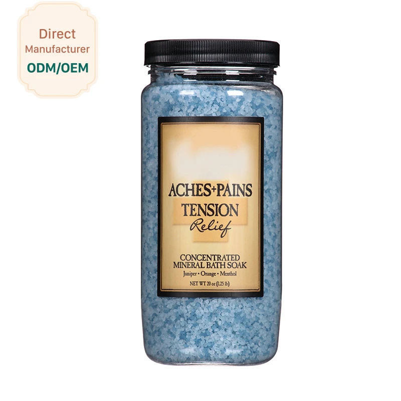 
Fresh Smell Fragrance Natural Body Crystals Hot Wholesale Custom Deep Clean Spa Bath Salt 