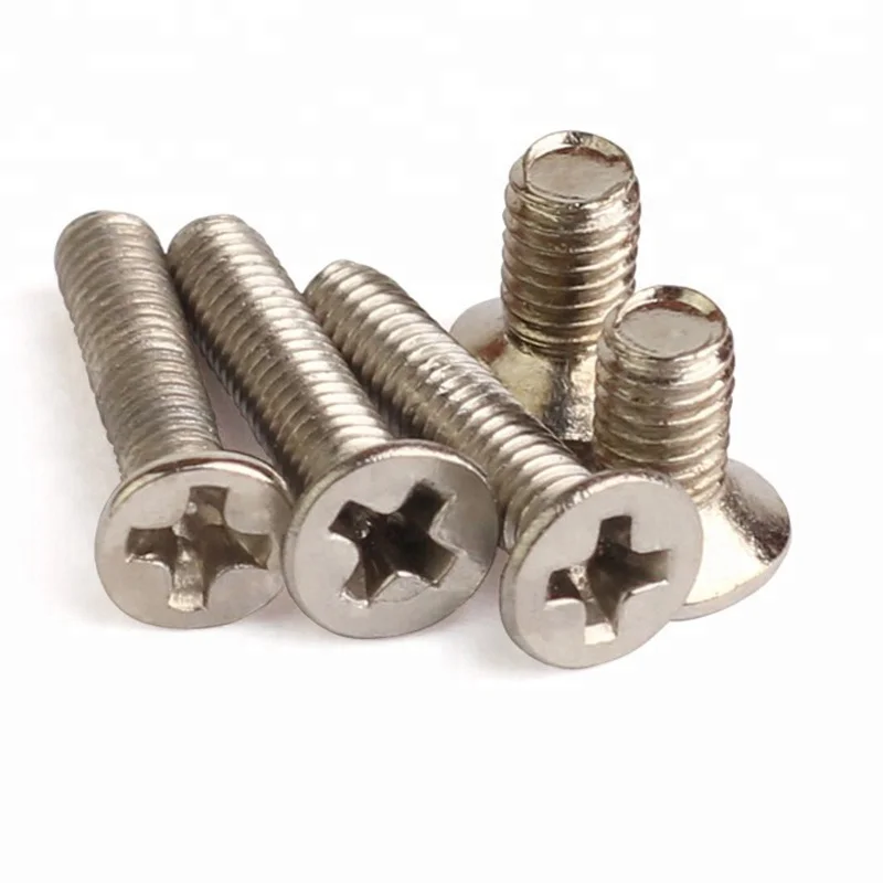 M8 M20 Stainless Steel SS 316 A4 70 80 Phillips Flat Head Machine Screw
