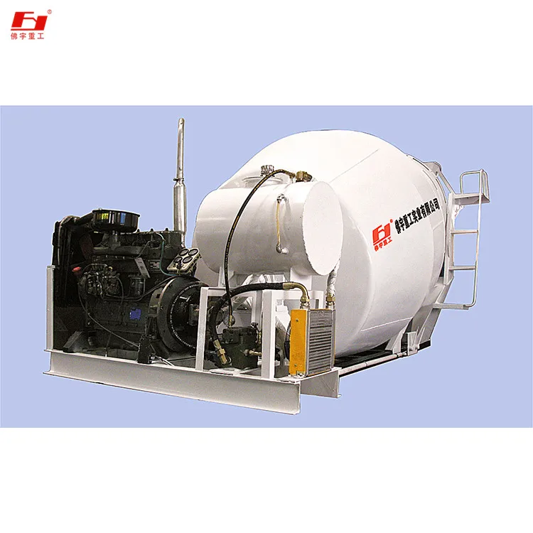 Concrete machine mixer transport mixing truck with auto water feed system Responsible concrete for the transportation