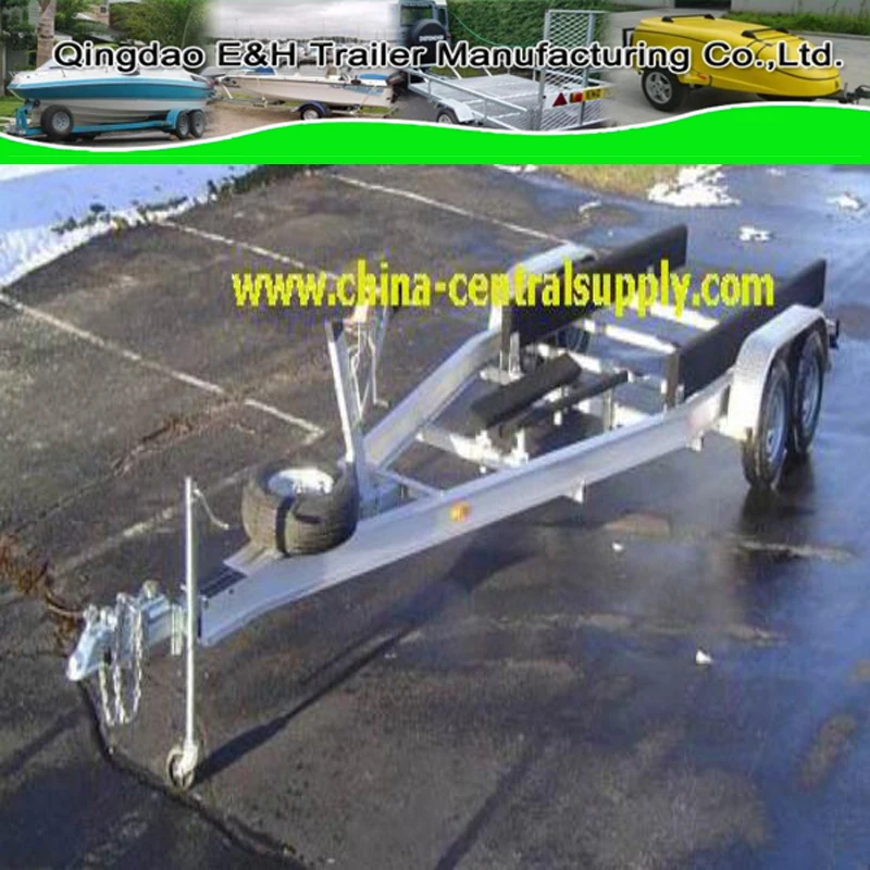 Factory madeTandem axles 5.8m Aluminum Boat trailer ACT0103