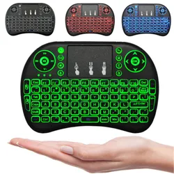 Shenzhen IMO 2.4G Wireless Keyboard I8 Air Mouse Remote For Android TV Box TV Stick 3 colors acklit full stock best price