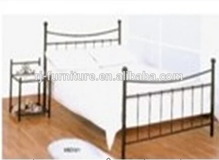 новый дизайн односпальная кровать металла/современная мебель для спальни двойной размер кровать металла