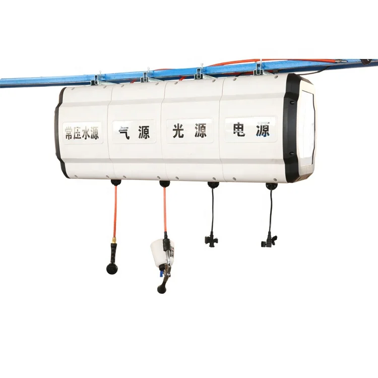 
Wall mounted retractable auto combination hose reel 