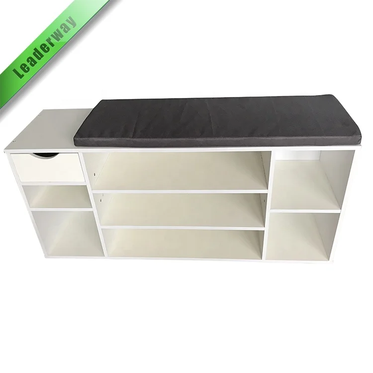 Chang Room  wooden shoe cabinet  storage  organizer bench