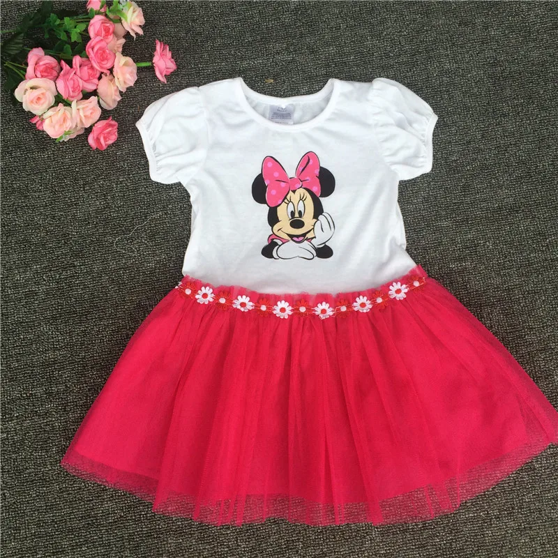 Compra Minnie mouse vestido de fiesta online al por mayor