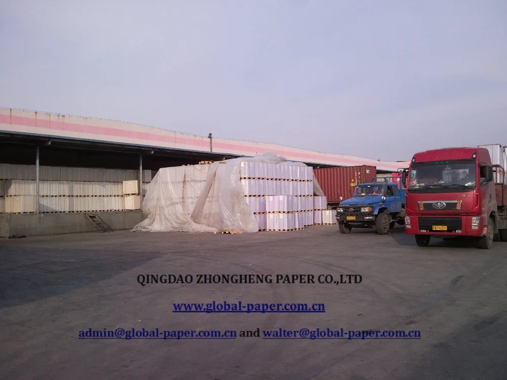 White card board/Cartulina triplex 170gsm