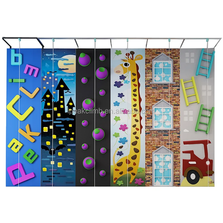 Забавная стена для скалолазания для детей! В наличии Различные модели!